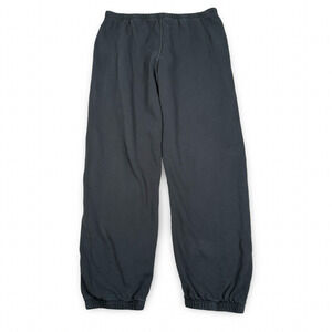 Perfect White Tee Jogger Sweat Pants Women’s Large Dark Gray Cotton Drawstring